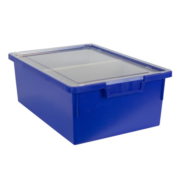 Storsystem Bin, Tray, Tote, Blue, High Impact Polystyrene, 12.25 in W